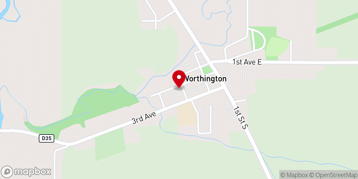 Map showing location of St Paul's Catholic Church