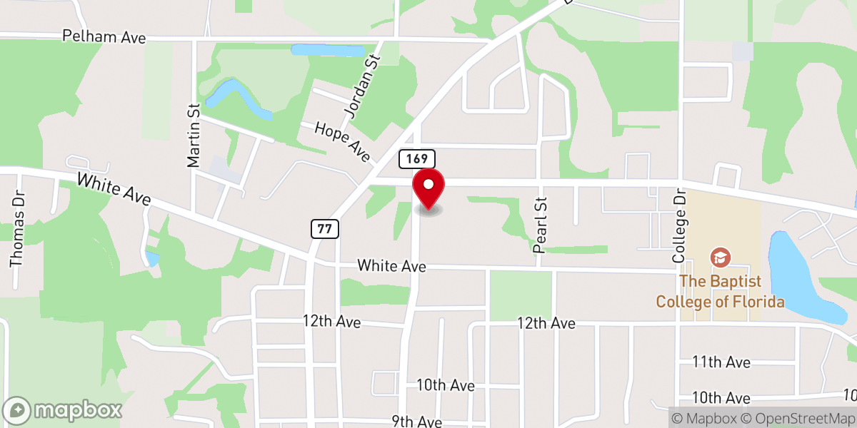 Map showing location of My Father's Closet