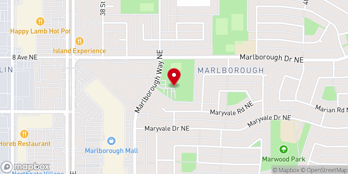 Map showing location of City Mosaic Church