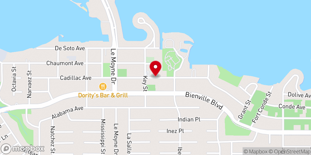 Map showing location of Saint Edmund by the Sea Catholic Church
