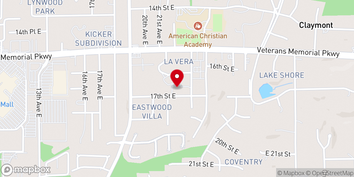 Map showing location of Anchor Church