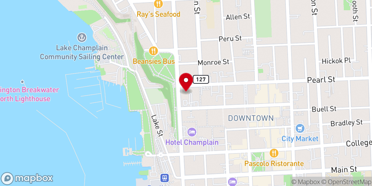 Map showing location of Cathedral Church of St. Paul