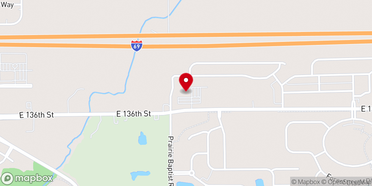 Map showing location of Northview Church - Fishers Campus