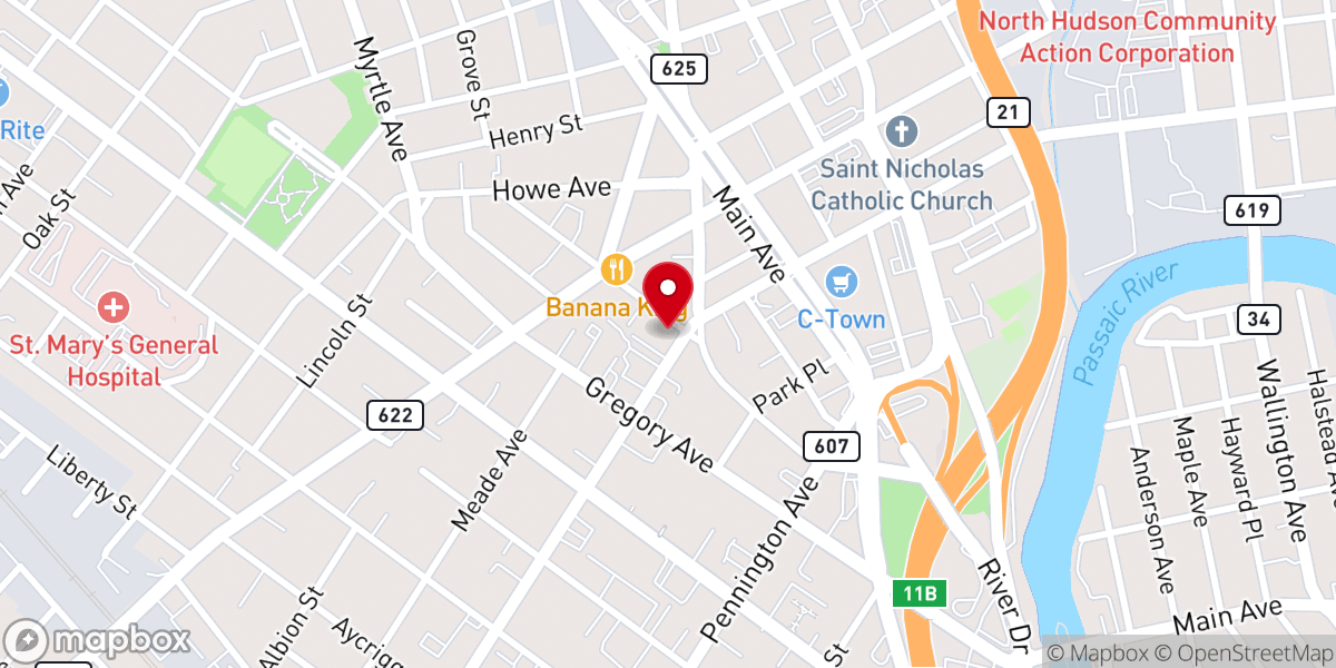 Map showing location of Centro De Adoración Nuevos Comienzos