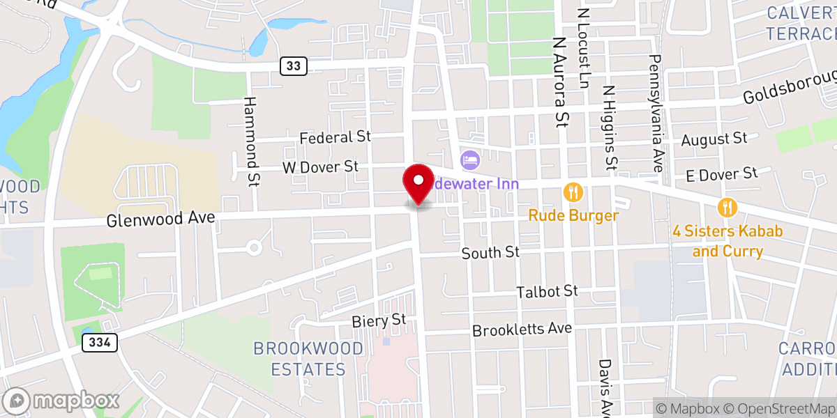 Map showing location of Church of God
