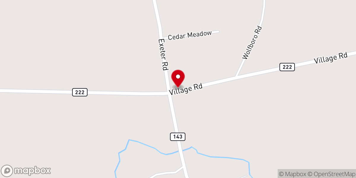 Map showing location of Stetson