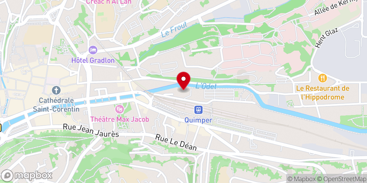 Map showing location of Bouché Hubert