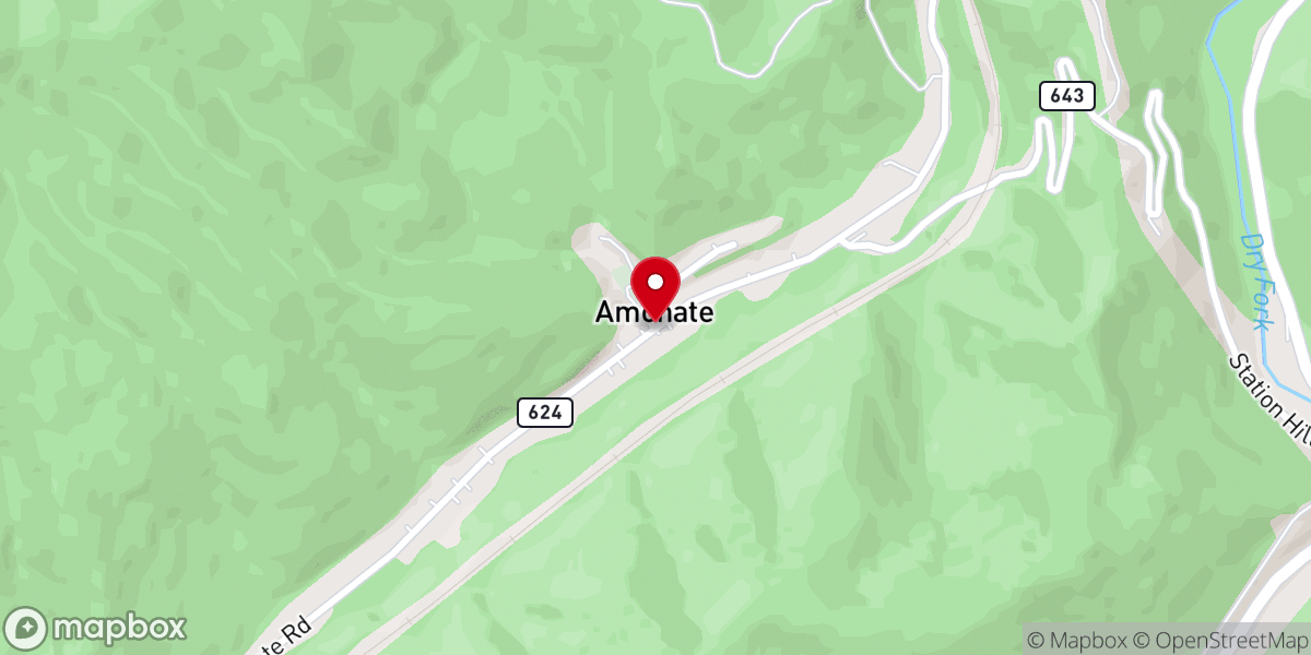Map showing location of Amonate