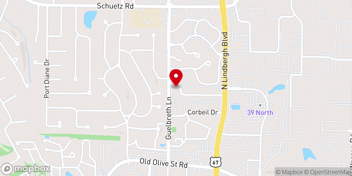 Map showing location of Richard Jones Ministries