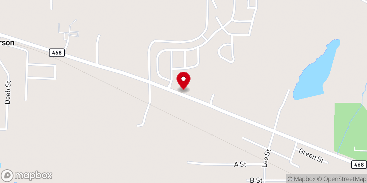 Map showing location of New Beginnings Christian Fellowship