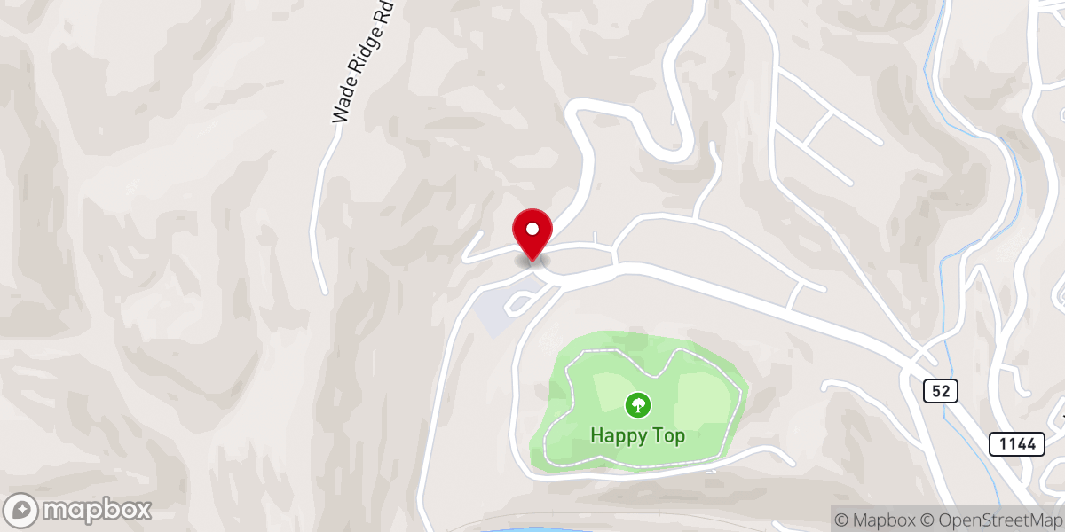 Map showing location of Beattyville Assembly of God