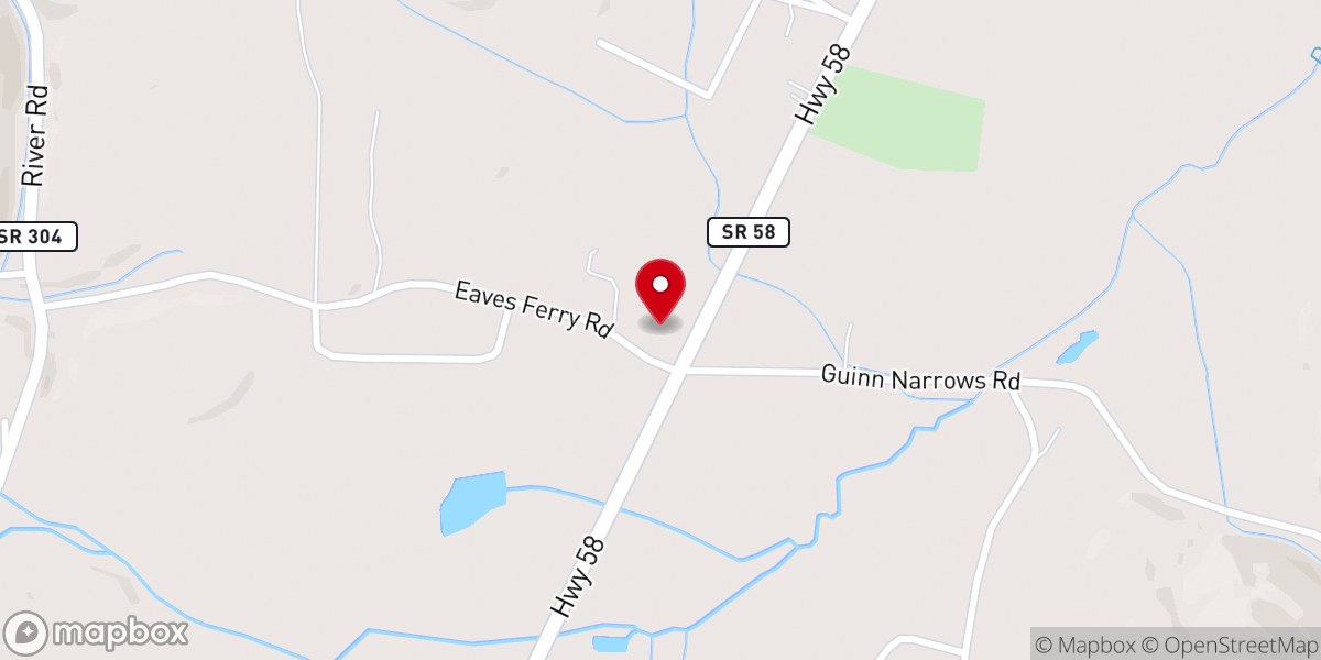 Map showing location of Faith Independent Baptist Church