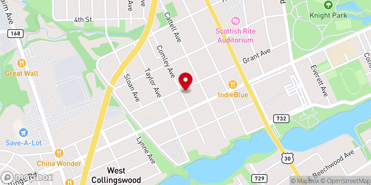 Map showing location of RCCG Victory House