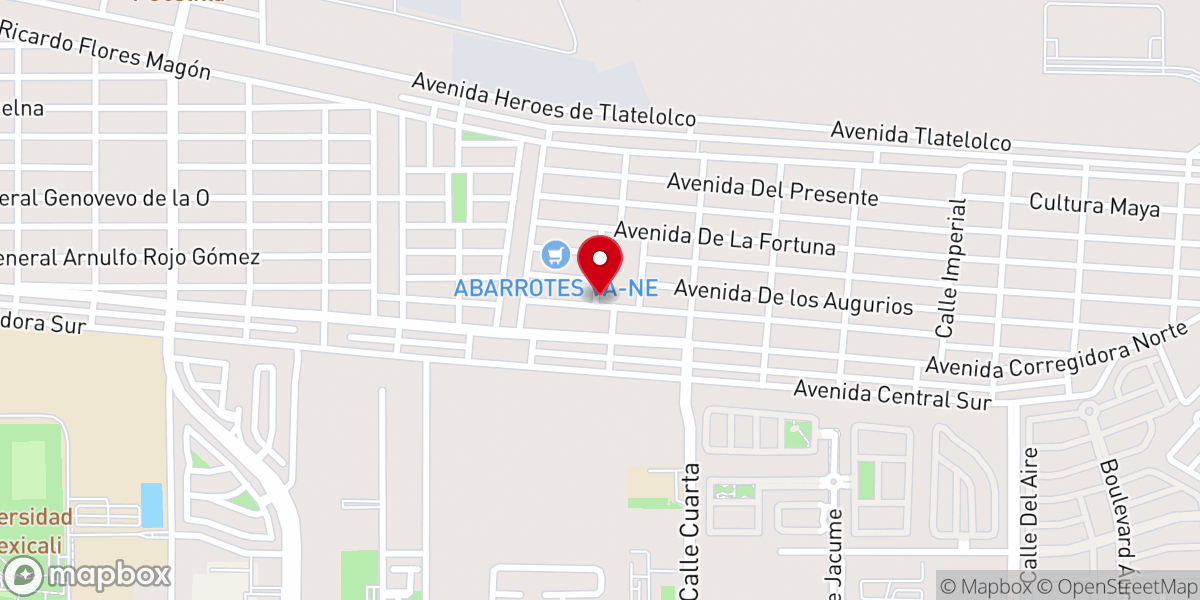 Map showing location of Capilla Nuestra Señora de la Encarnación