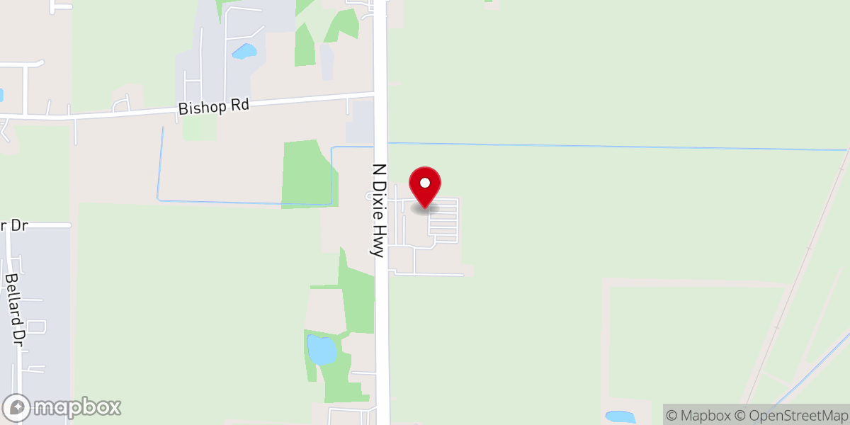 Map showing location of Dayspring Church