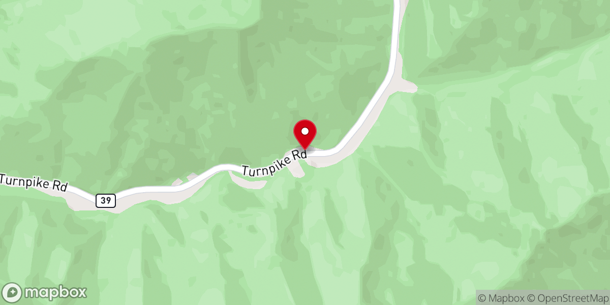 Map showing location of Little Elk Church