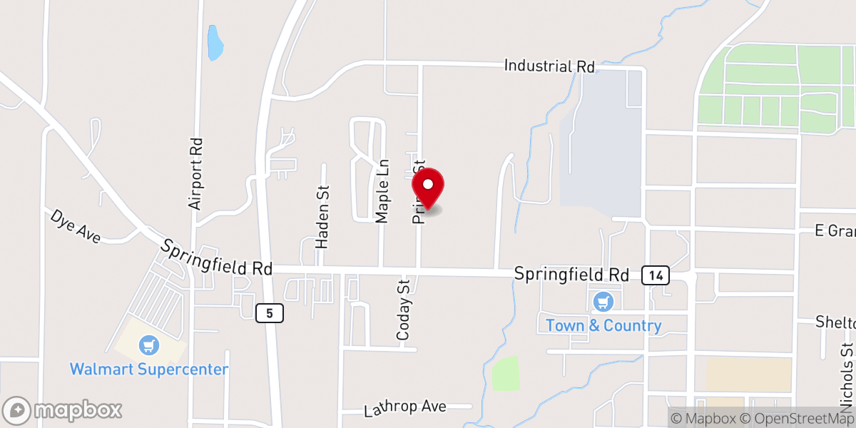 Map showing location of Calvary Chapel Ava