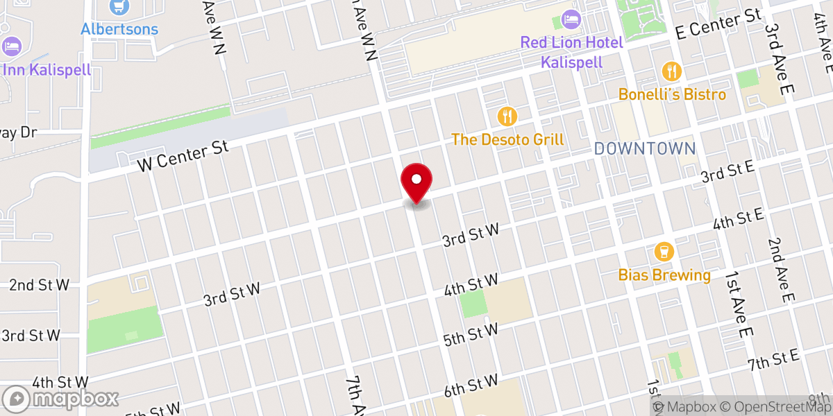 Map showing location of Scandinavian Methodist Church