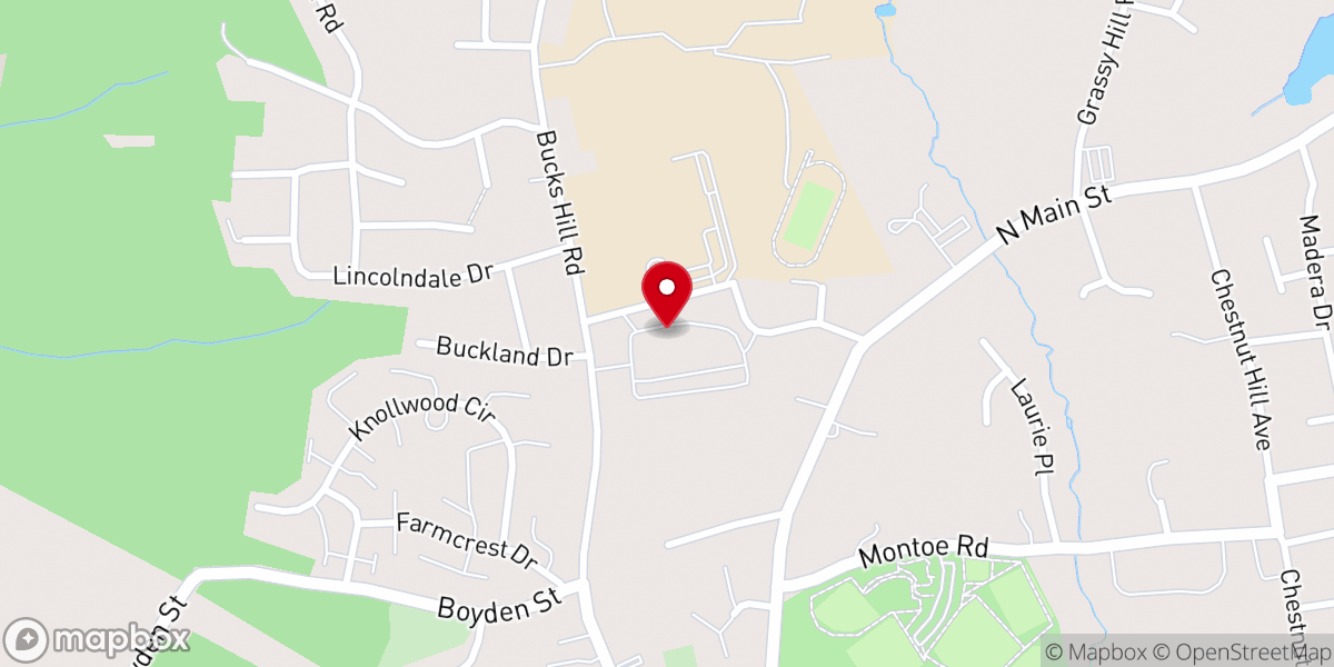 Map showing location of St. Michael the Archangel Church