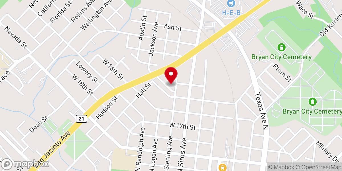 Map showing location of Casa De Dios Ministries