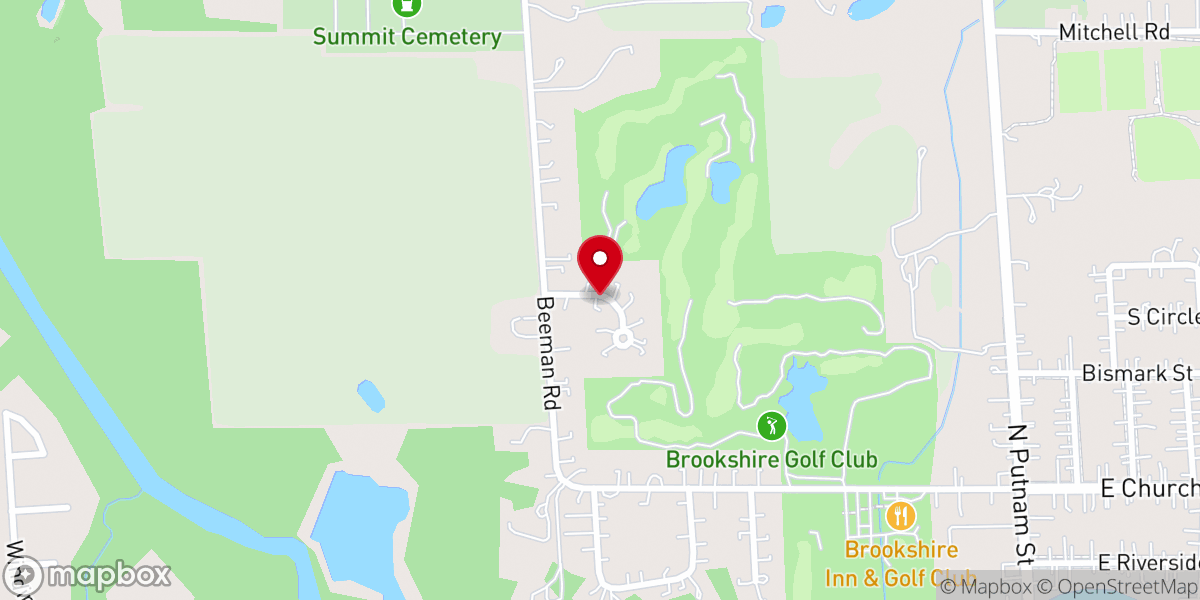 Map showing location of Praise Fellowship