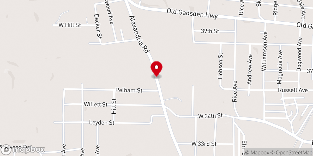 Map showing location of New Harvest Christian center Pastor James Patterson