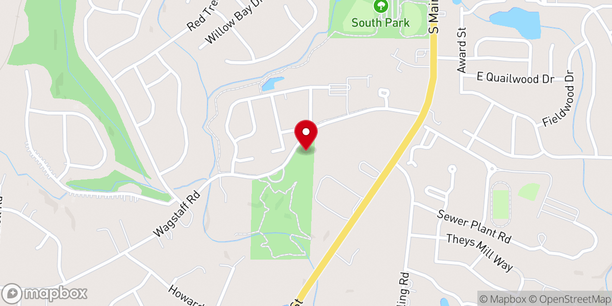 Map showing location of Thrive Community Church