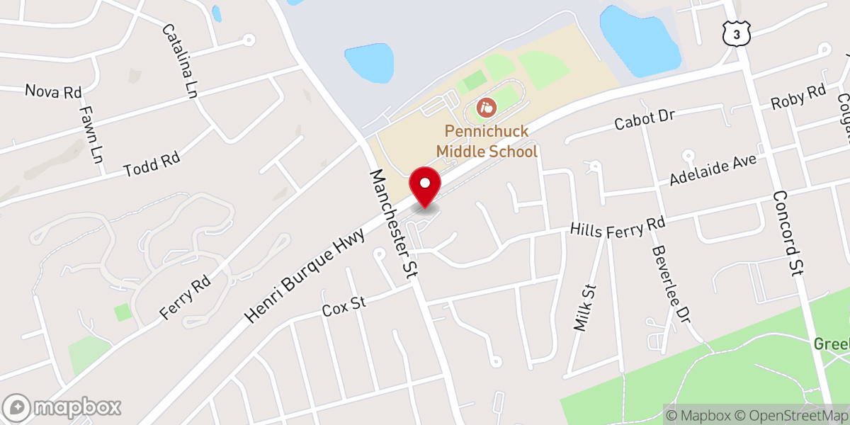 Map showing location of Christian Bible Church
