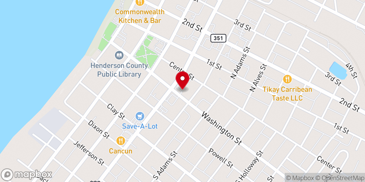 Map showing location of Holy Name Catholic Church