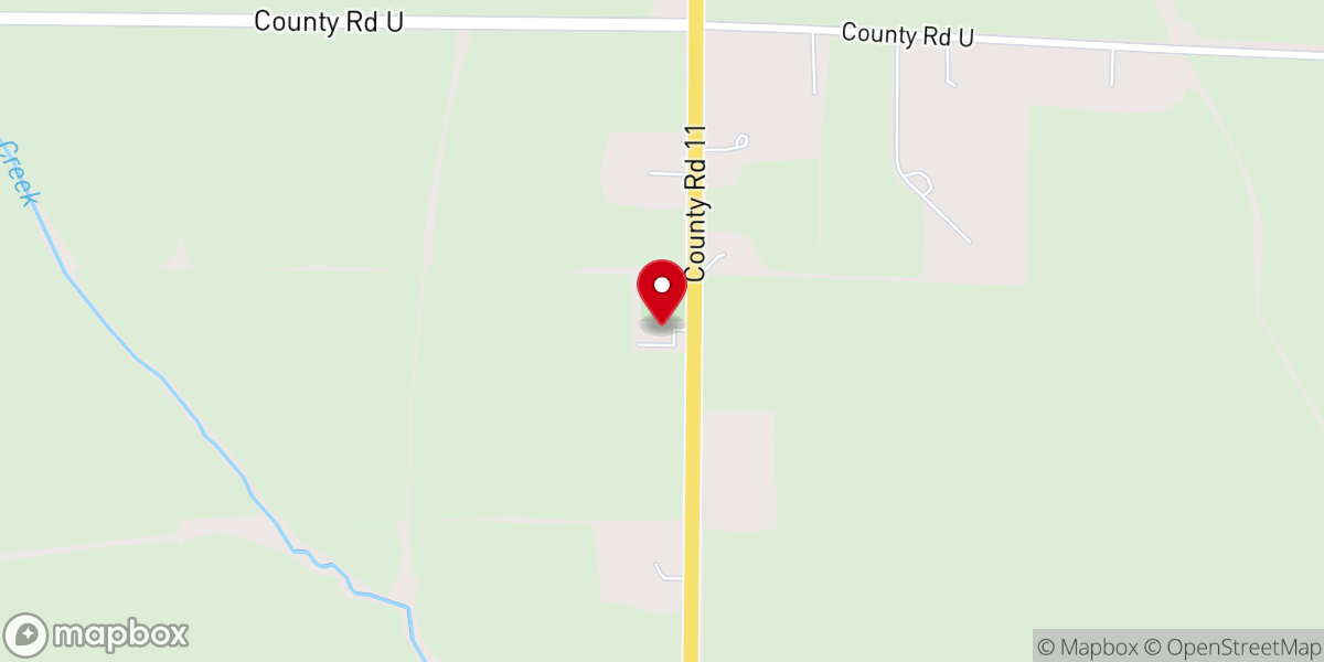 Map showing location of Pohocco Lutheran Church