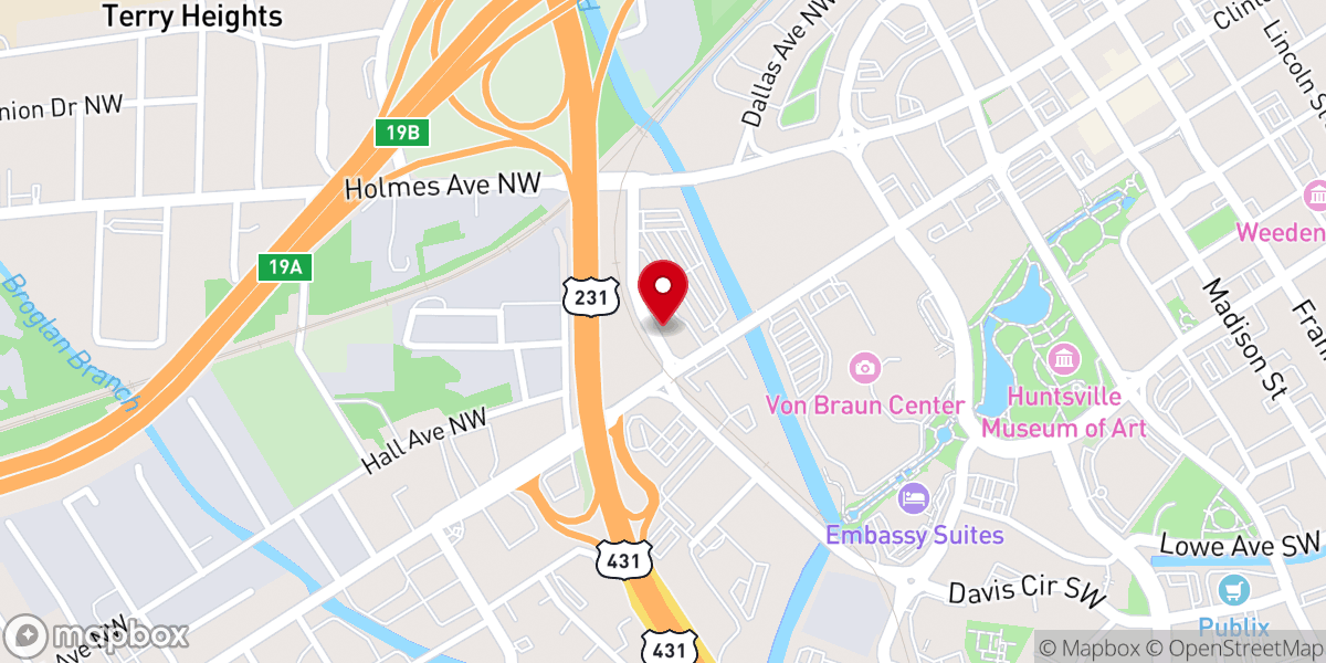 Map showing location of Four Corners Church