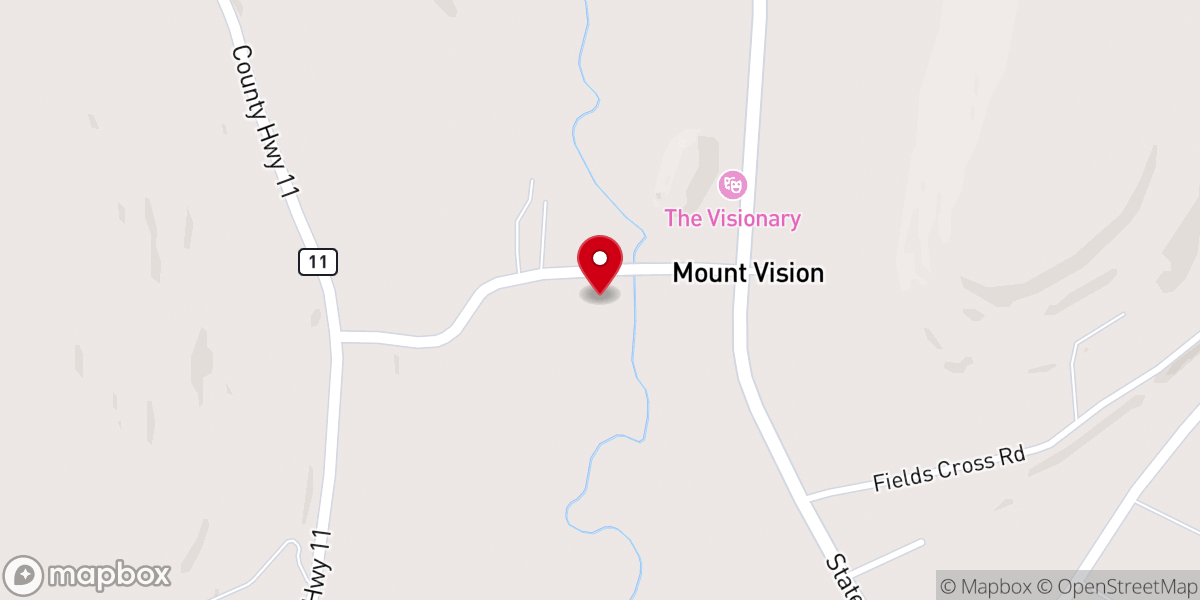 Map showing location of Otsego County