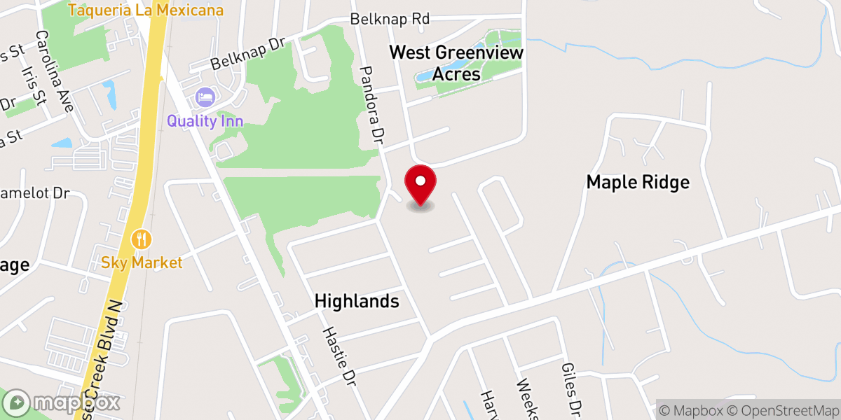 Map showing location of Living Word Ministries
