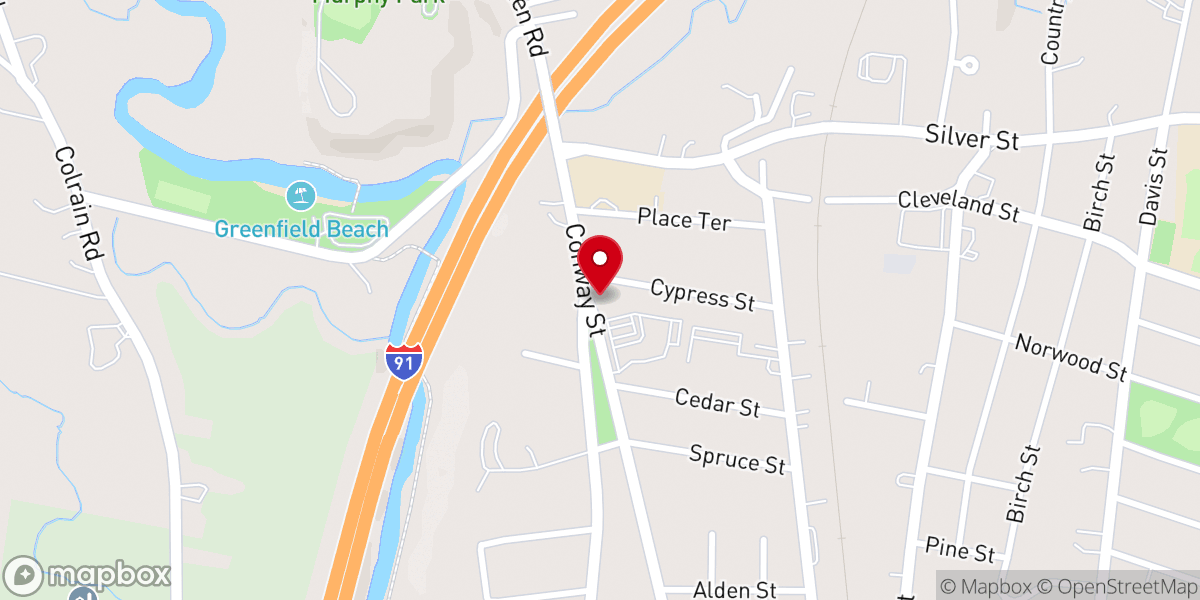 Map showing location of Church of Christ/Farren Chapel