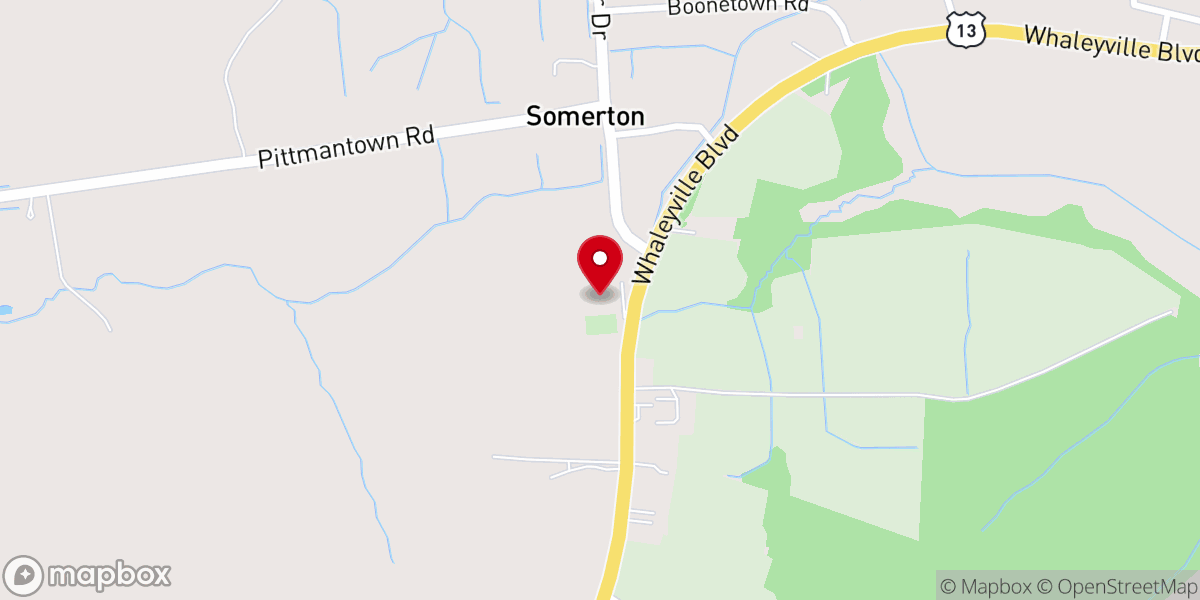 Map showing location of Somerton Methodist Church