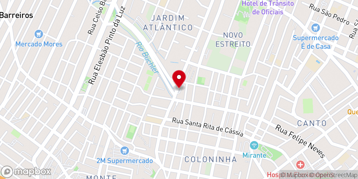 Map showing location of Assembléia De Deus Ministério De Madureira