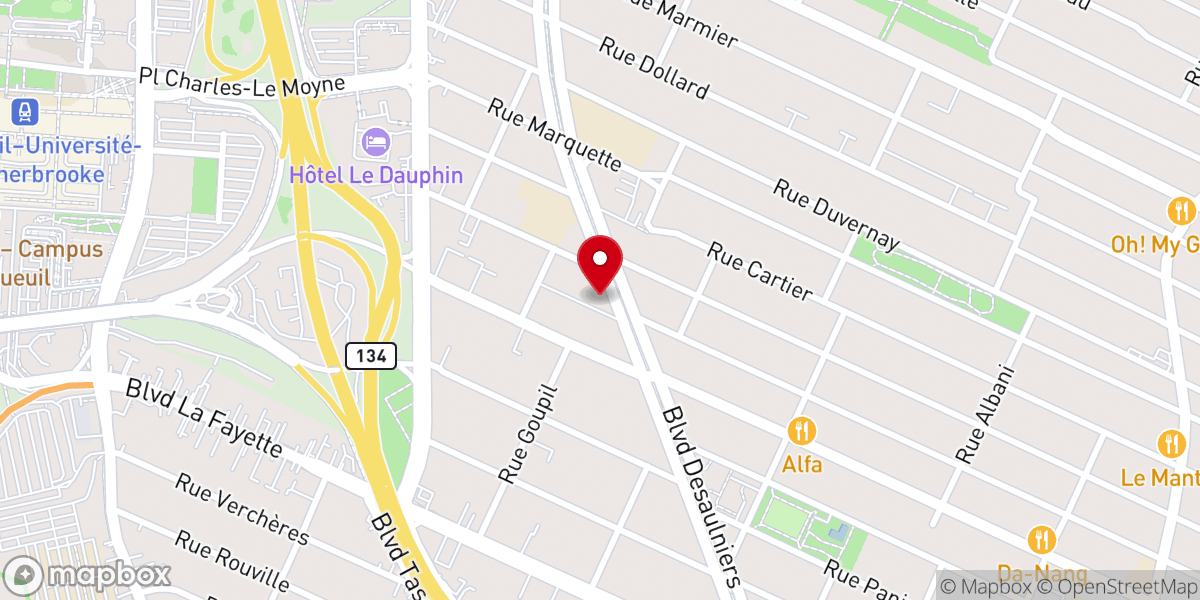 Map showing location of Church St Georges