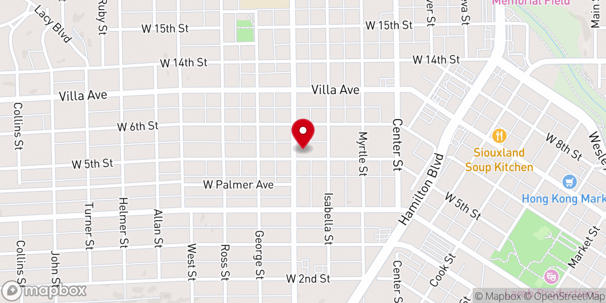 Map showing location of Whitfield United Methodist Church