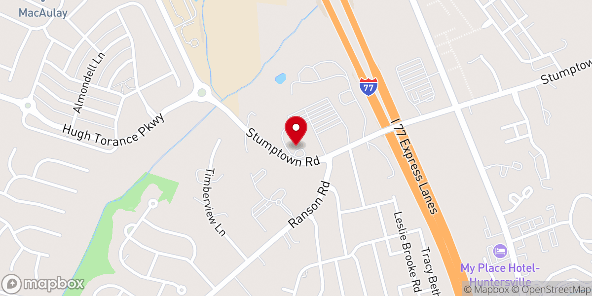 Map showing location of Adoration Chapel