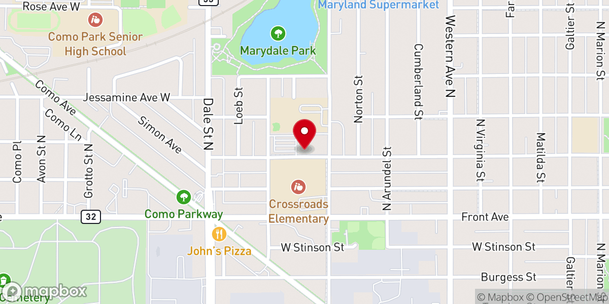 Map showing location of Shiloh Missionary Baptist Church