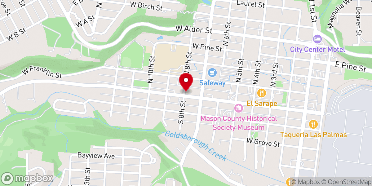 Map showing location of Healing the NW Ministries