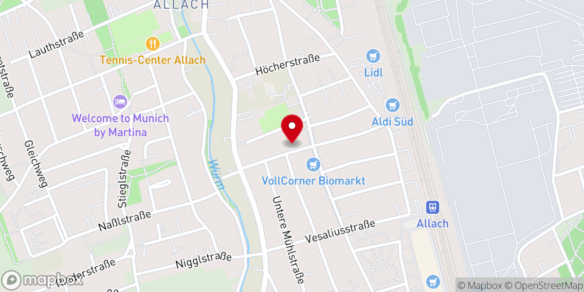 Map showing location of Epiphaniaskirche - Evangelisch-Lutherische Kirchengemeinde München - Epiphaniaskirche