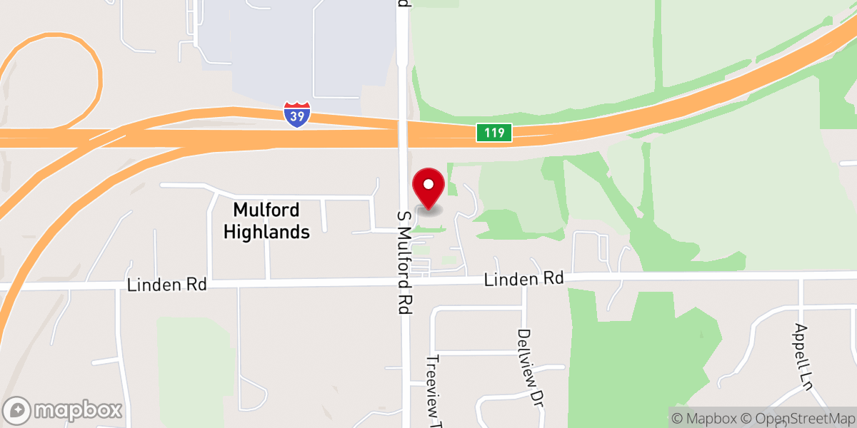 Map showing location of Sovereign Grace Baptist Church