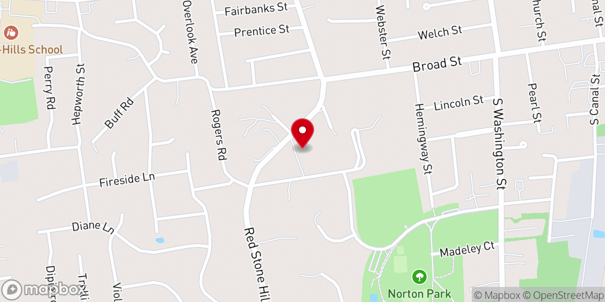 Map showing location of Plainville United Methodist