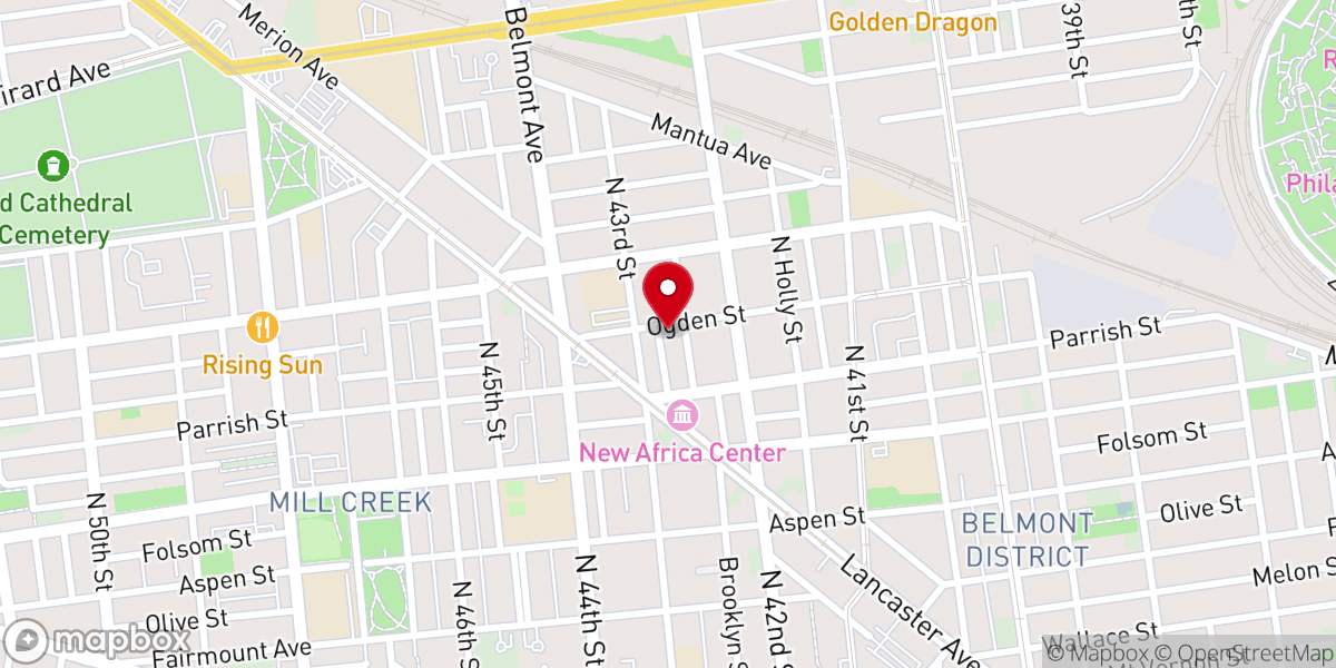 Map showing location of New Creation in Christ Church of the Way