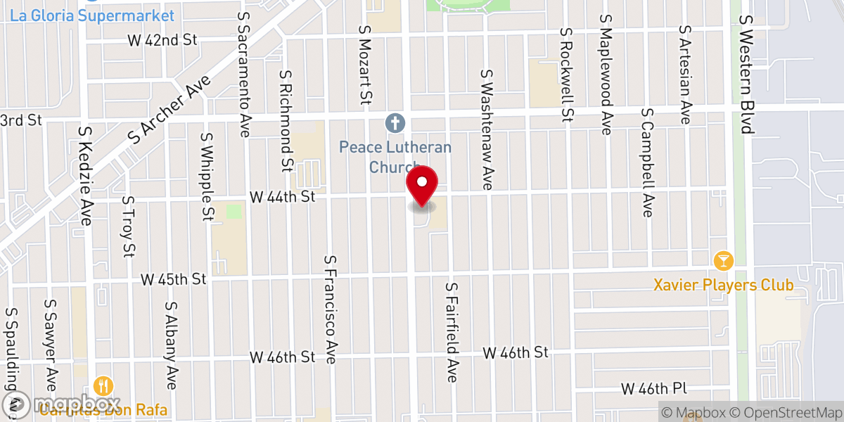 Map showing location of Immaculate Conception Catholic Church (Immaculate Conception-Five Holy Martyrs Parish)