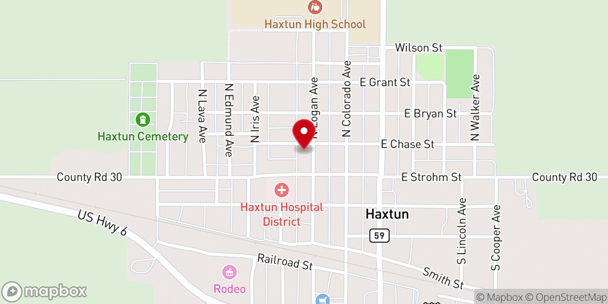 Map showing location of Church of the Brethern