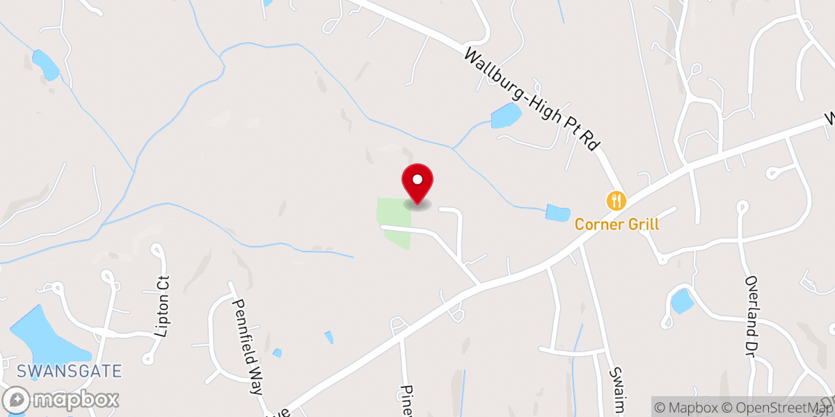 Map showing location of Spring Hill United Methodist