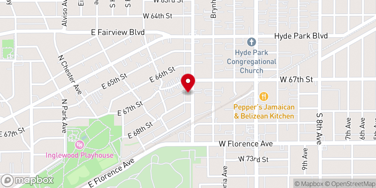 Map showing location of Greater Deliverance Church-God