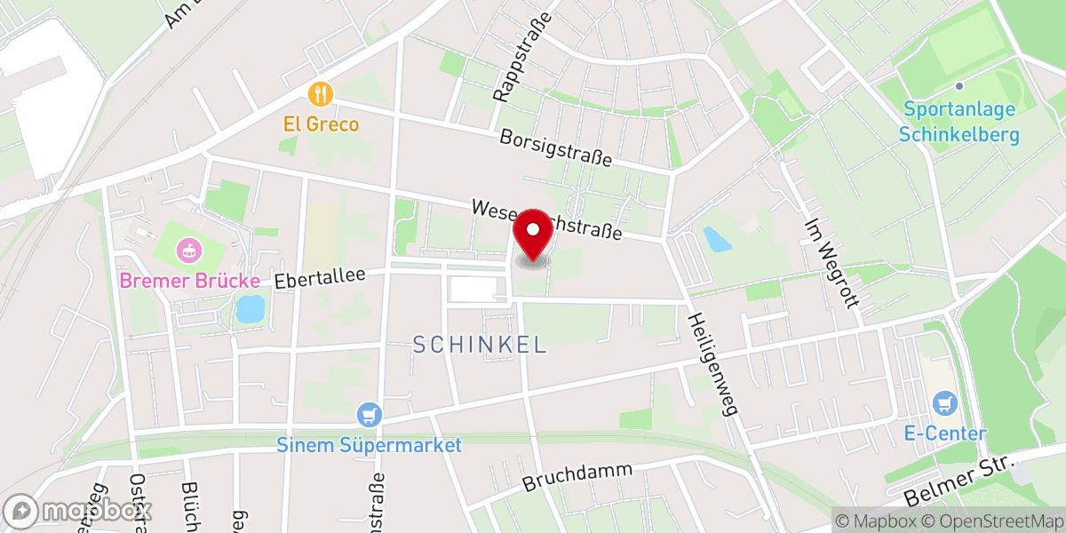Map showing location of Ev.-luth. Pauluskirche